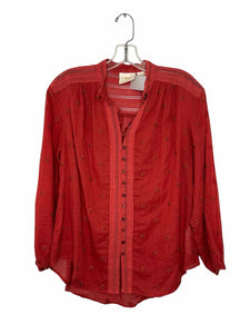 Maeve Size X- Small Red Pre-Owned Blouse- Ladies
