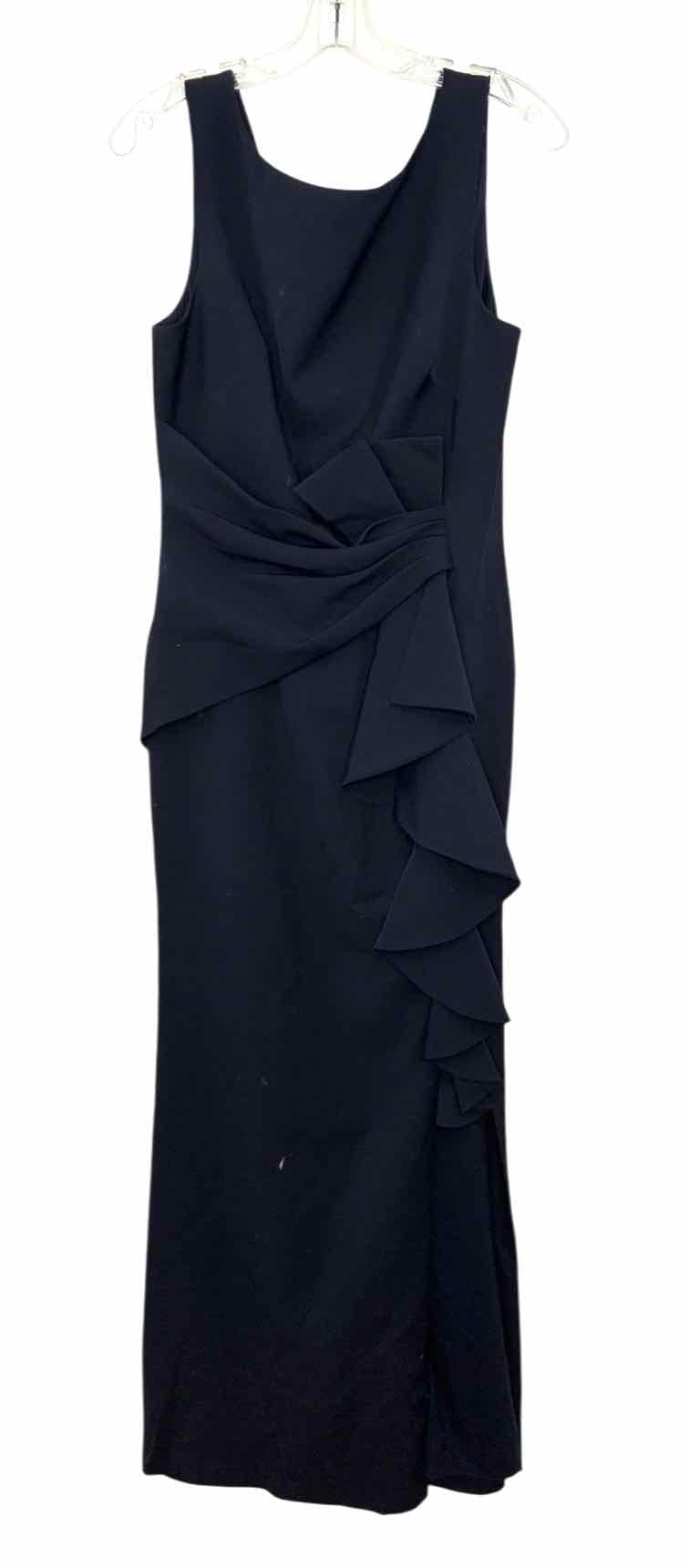 Eliza J Size 10 Navy Pre-Owned Dress- Ladies