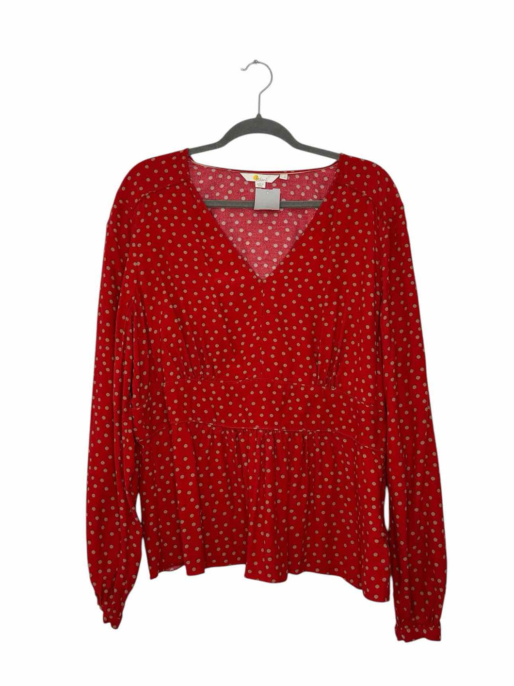 Boden Size 18 Red Pre-Owned Top- Ladies