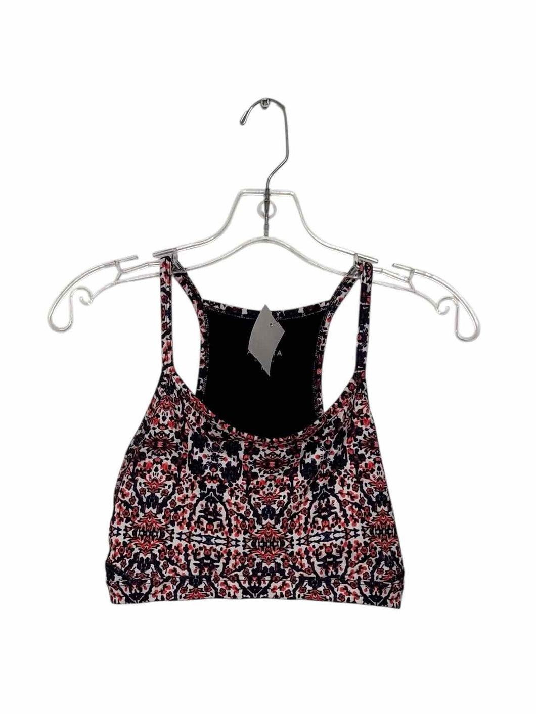 Athleta Size Medium Pink Floral Pre-Owned Activewear- Bra
