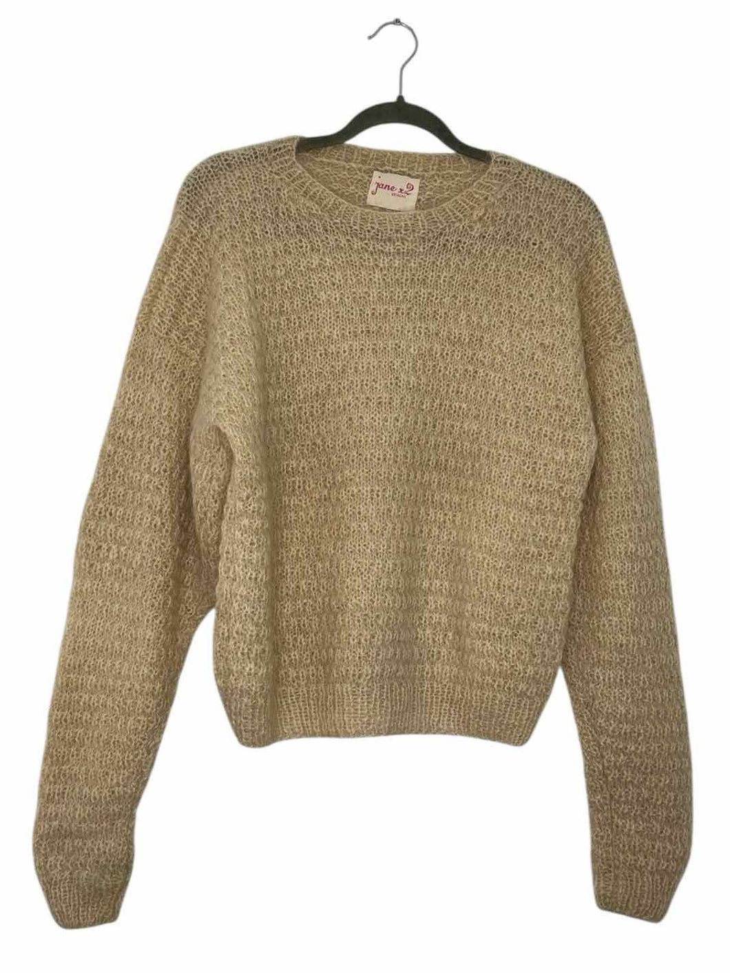 Size M/L Cream Pre-Owned Sweater- Ladies