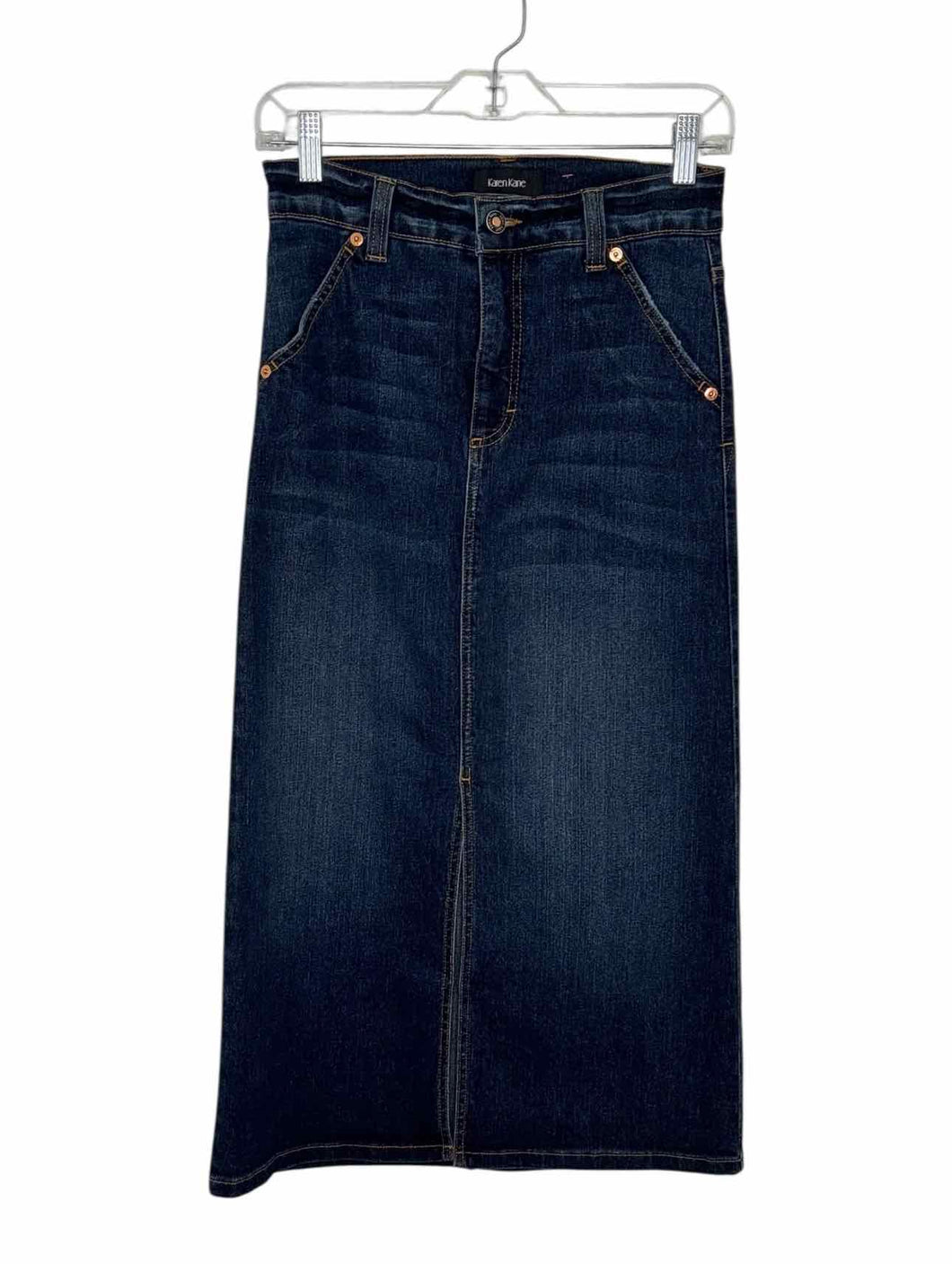 Karen Kane Size 4 Denim Pre-Owned Skirt- Ladies