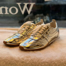 Load image into Gallery viewer, Dolce Vita Size 5.5 Gold Sneaker Footwear- New in Box Shoes- Ladies
