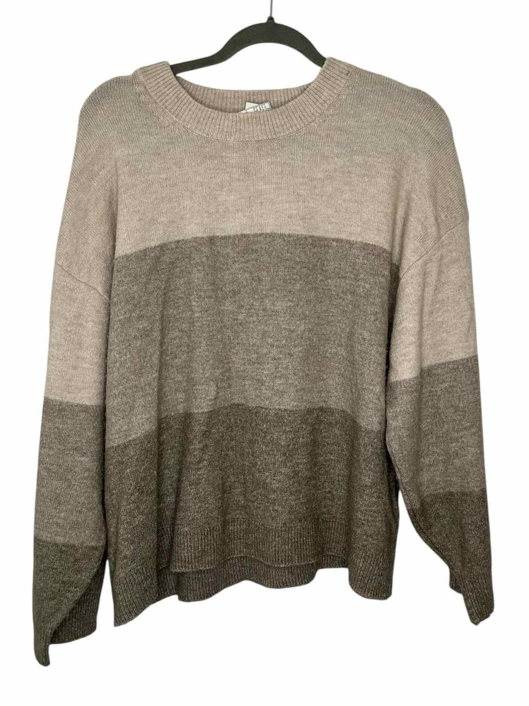 H&M Size Medium Beige Pre-Owned Sweater- Ladies