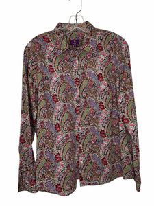 Liberty London Size M/L Pink Print Pre-Owned Shirt- Ladies