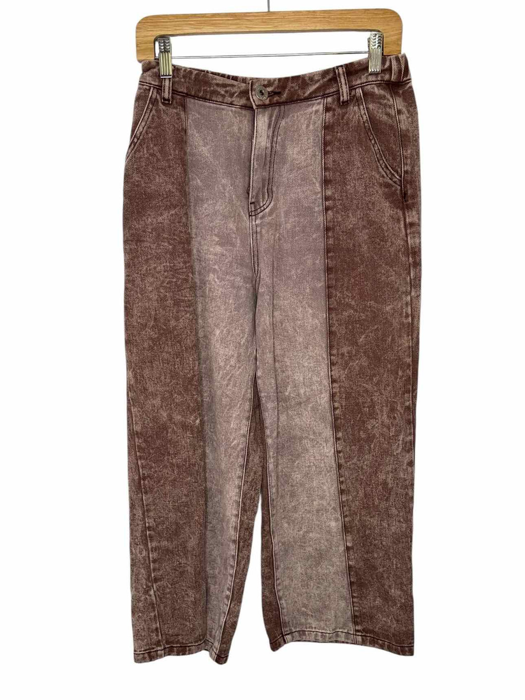 Pol Size M Brown Pre-Owned Pants- Ladies