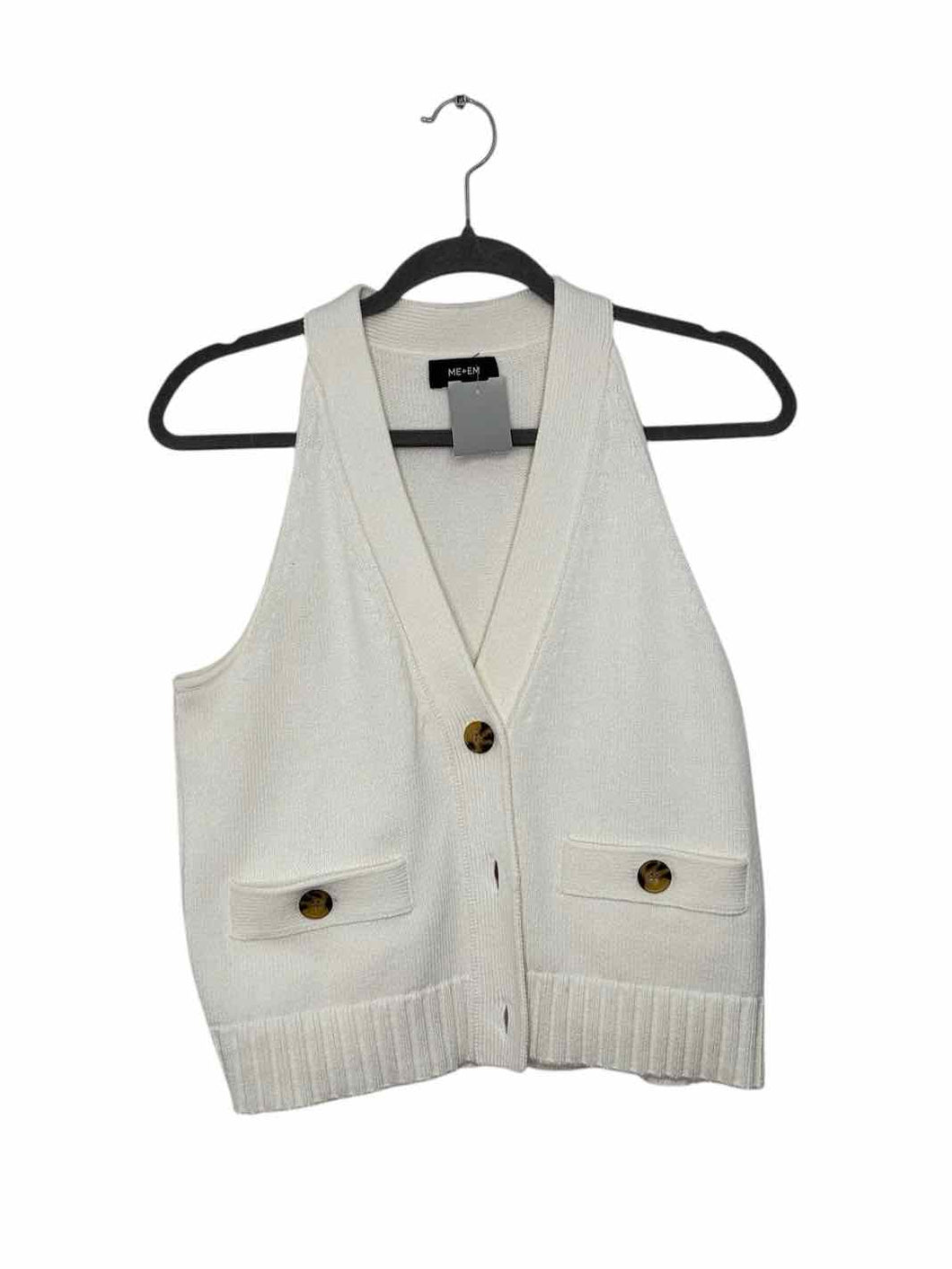Size Small Ivory Pre-Owned Vest- Ladies