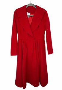 No Brand Label Size Medium Red Pre-Owned Coat- Ladies