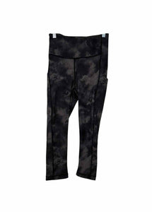 Athleta Size X- Small Grey Print Pre-Owned Leggings- Ladies