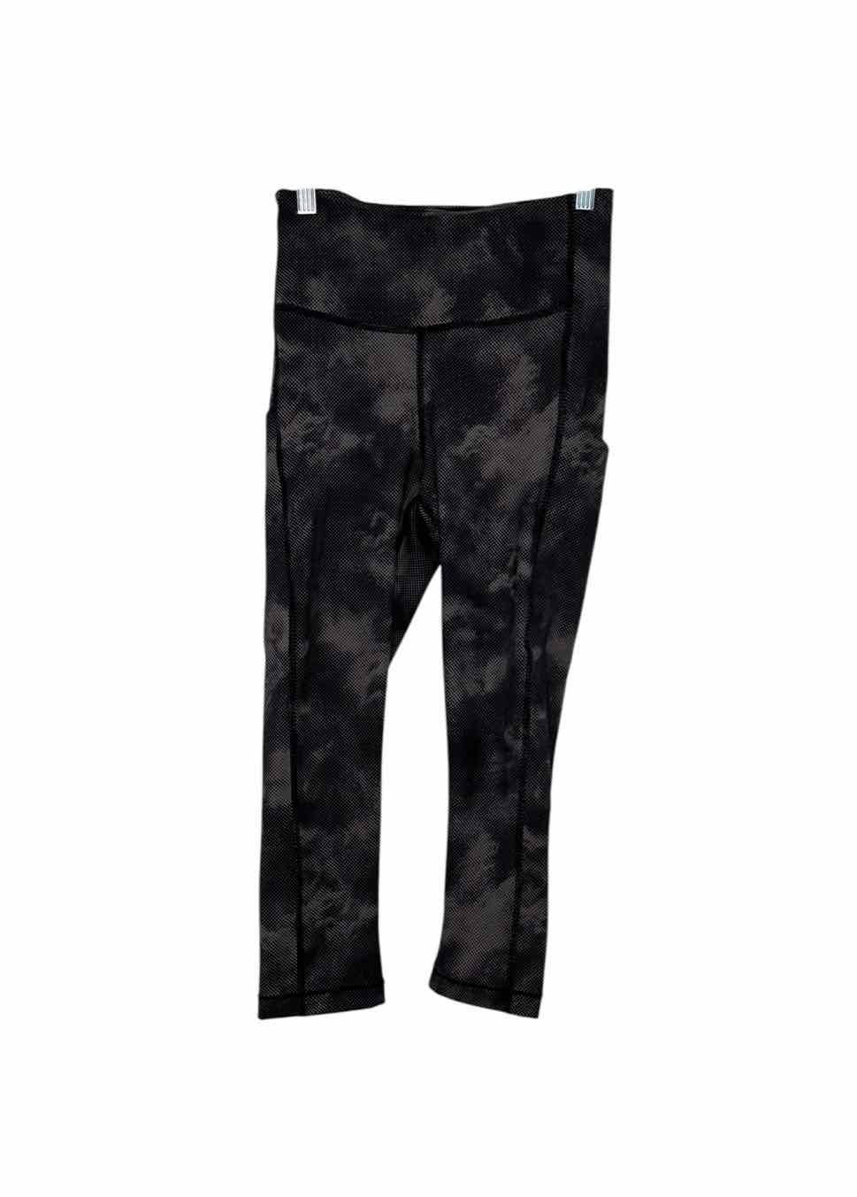 Athleta Size X- Small Grey Print Pre-Owned Leggings- Ladies