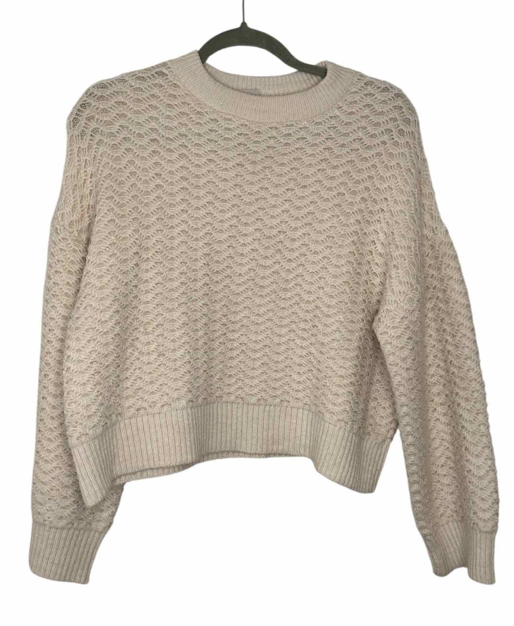 MNG Size Small Cream Pre-Owned Sweater- Ladies