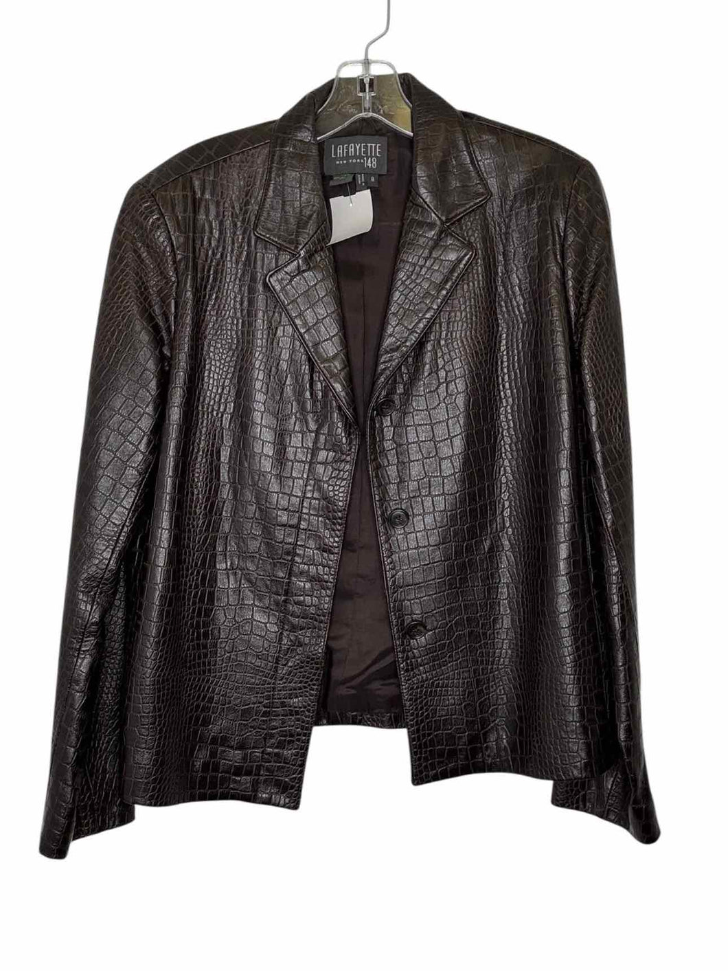 Lafayette Size 8 Brown Pre-Owned Blazer/Indoor Jacket- Ladies