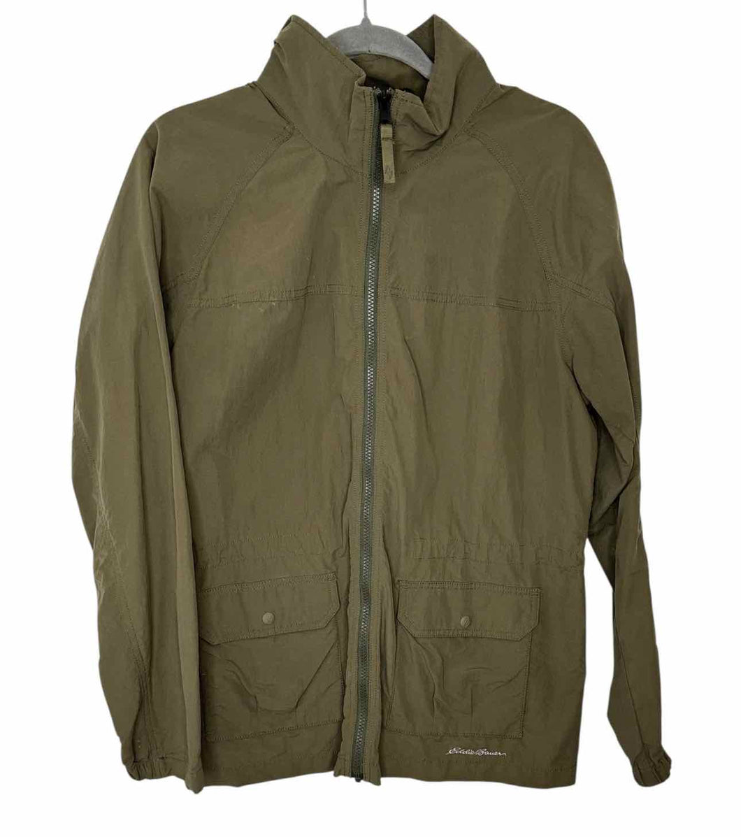 Eddie Bauer Size Large Olive Pre-Owned Jacket- Ladies