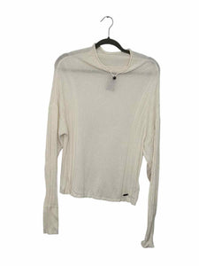 Lole Size Medium White Pre-Owned Sweater- Ladies