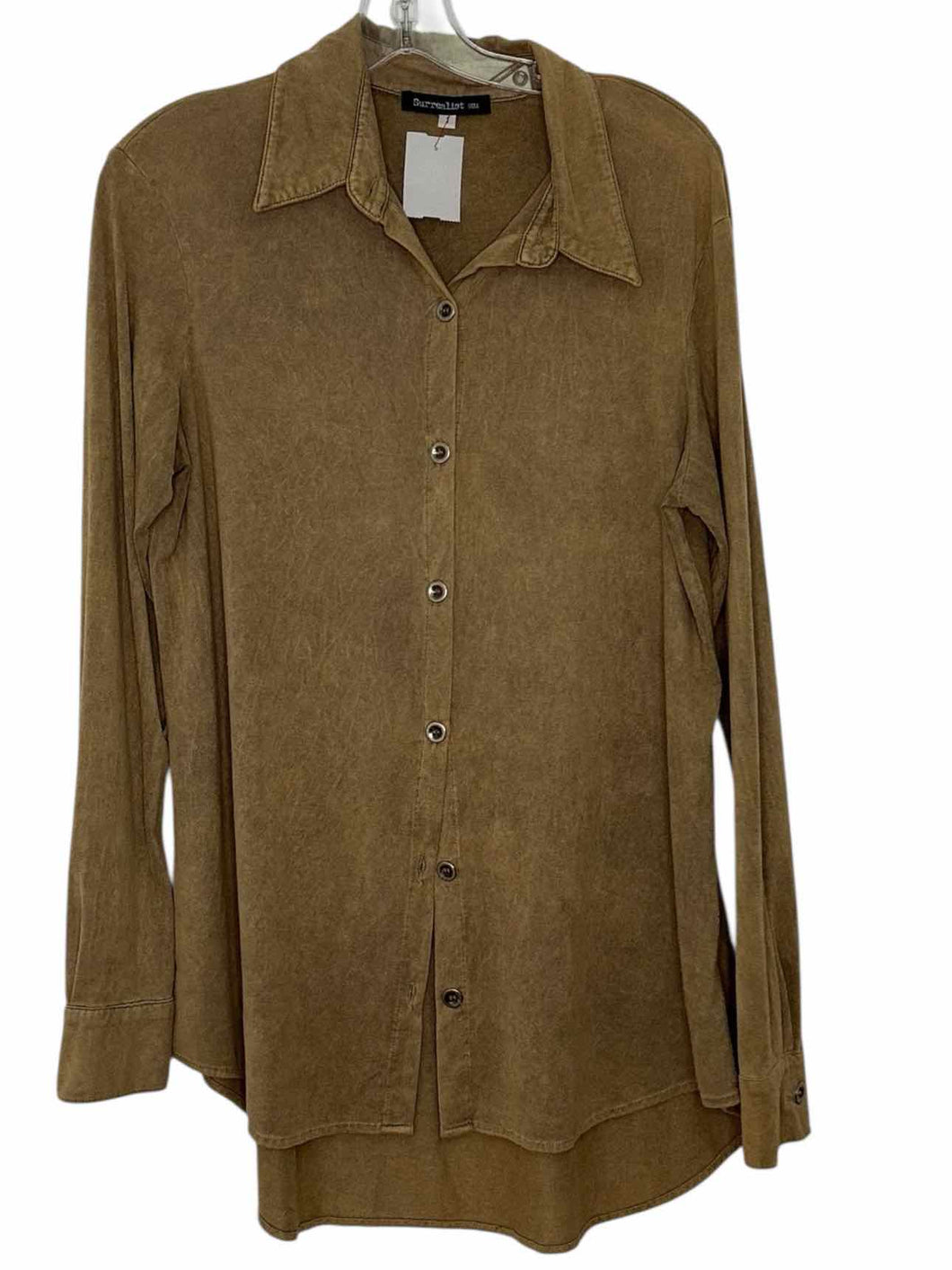 Surrealist Size Small Tan Pre-Owned Shirt- Ladies