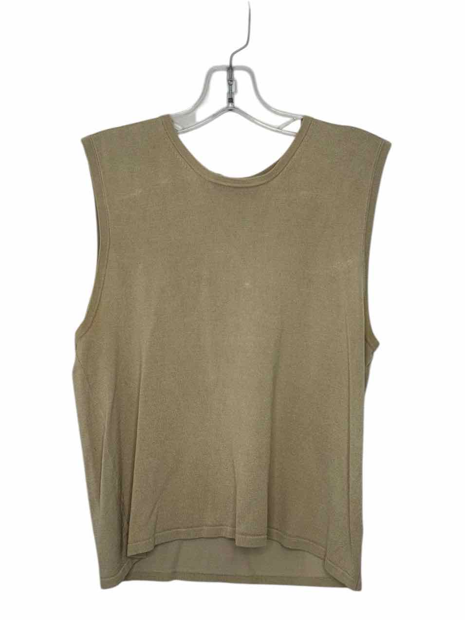 Isda Size Large Beige Pre-Owned Sweater- Ladies