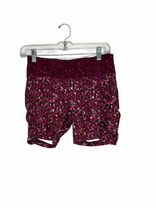 Lululemon Size 6 Purple Print Pre-Owned Shorts- Ladies