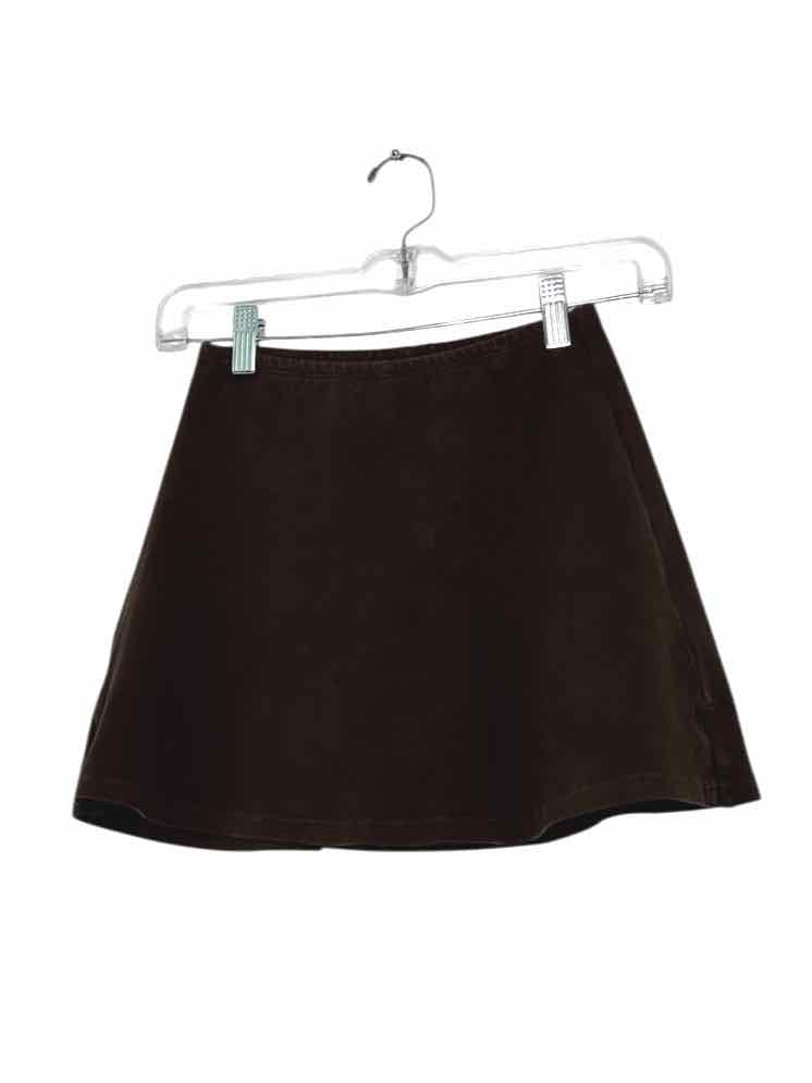 Los Angeles Apparel Size X- Small Brown Pre-Owned Skirt- Ladies