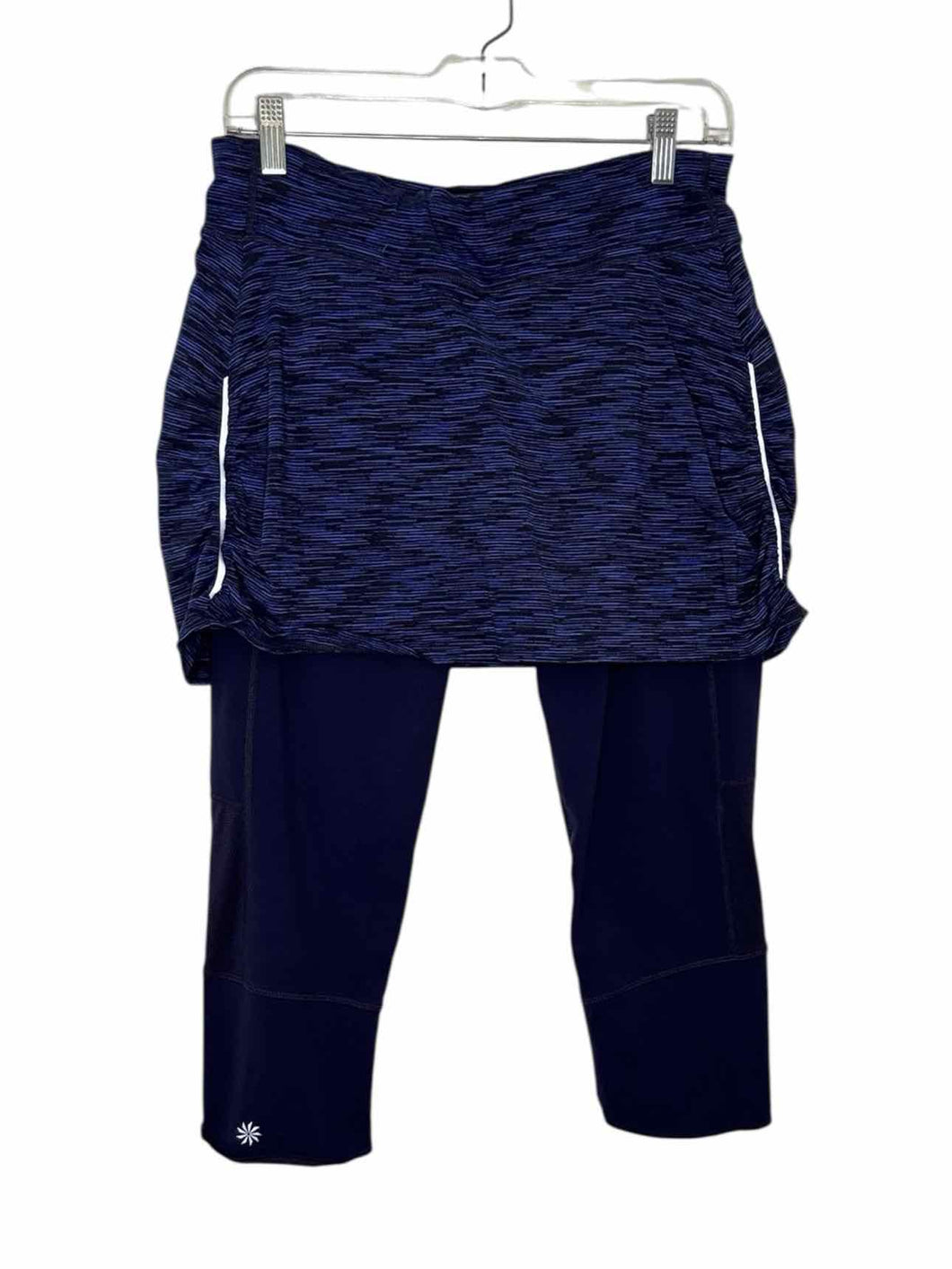 Athleta Size Large Navy Pre-Owned Leggings- Ladies