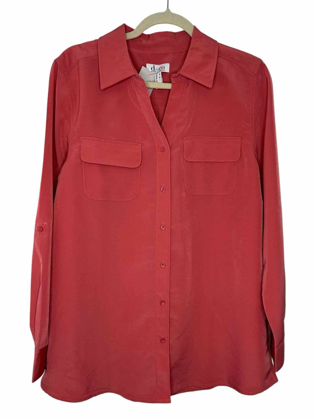 Denim & Co Size Medium Rose Pre-Owned Shirt- Ladies