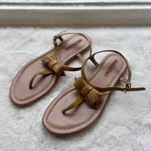 Load image into Gallery viewer, Prada Size 36 Tan Sandal Pre-Owned Shoes- Ladies
