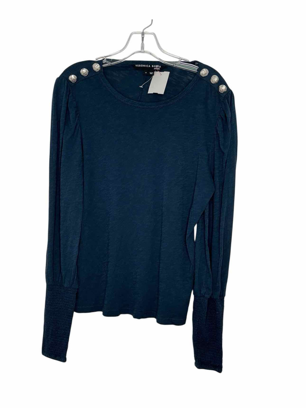 Veronica Beard Size Medium Blue Green Pre-Owned Top- Ladies