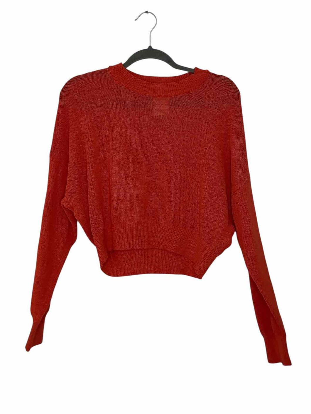 Madewell Size Large Terracotta Pre-Owned Sweater- Ladies