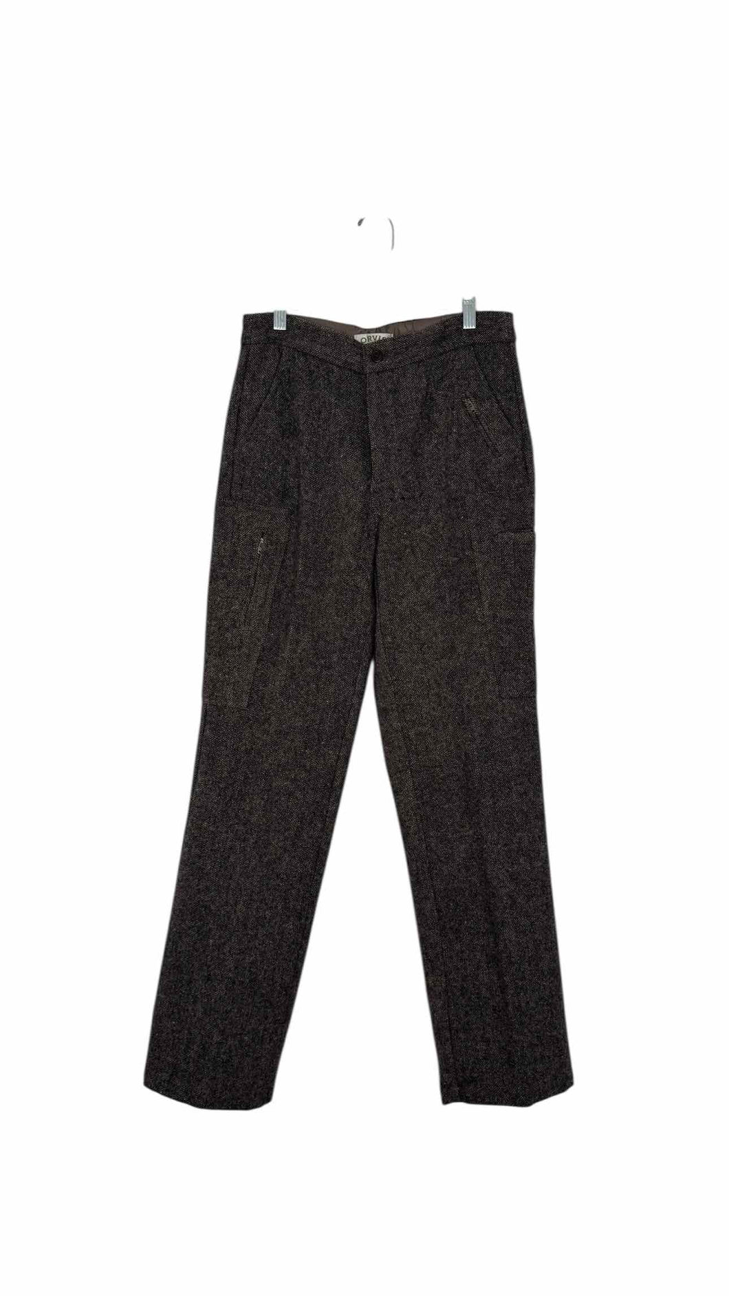 Orvis Size 6 Brown Tweed Pre-Owned Pants- Ladies