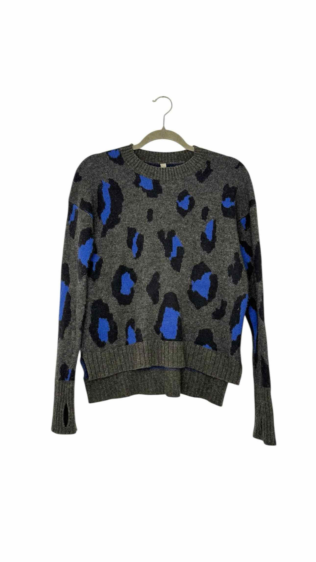 Athleta Size X- Small Grey Print Pre-Owned Sweater- Ladies