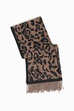 Load image into Gallery viewer, Look by M Size One Size Animal Print Scarf- Ladies
