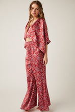 Load image into Gallery viewer, Free People Size X- Small Red Print Pajamas- Ladies
