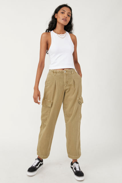 Free People Size 2 Army Green Pants- Ladies – Zippy Chicks
