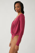 Load image into Gallery viewer, Free People Size X- Small Magenta Bodysuit- Ladies
