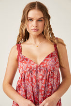 Load image into Gallery viewer, Free People Size X- Small Red Print Dress- Ladies
