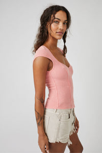 Free People Size X- Small Coral Top- Ladies