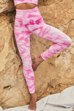 Load image into Gallery viewer, Free People Size XS/S Pink Print Leggings- Ladies
