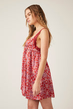 Load image into Gallery viewer, Free People Size X- Small Red Print Dress- Ladies
