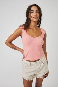 Free People Size X- Small Coral Top- Ladies
