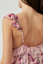 Load image into Gallery viewer, Free People Size X- Small Pink Floral Bodysuit- Ladies
