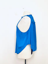 Load image into Gallery viewer, Free People Size X- Small Blue Tank Top
