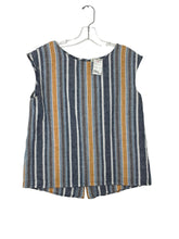 Load image into Gallery viewer, Max Studio Size Large Blue Stripe Tank Top- Ladies
