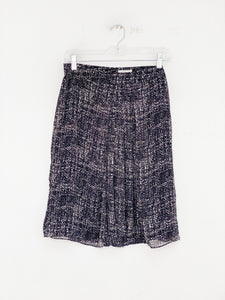 Coldwater Creek Size 10 Black Print Skirt- Ladies