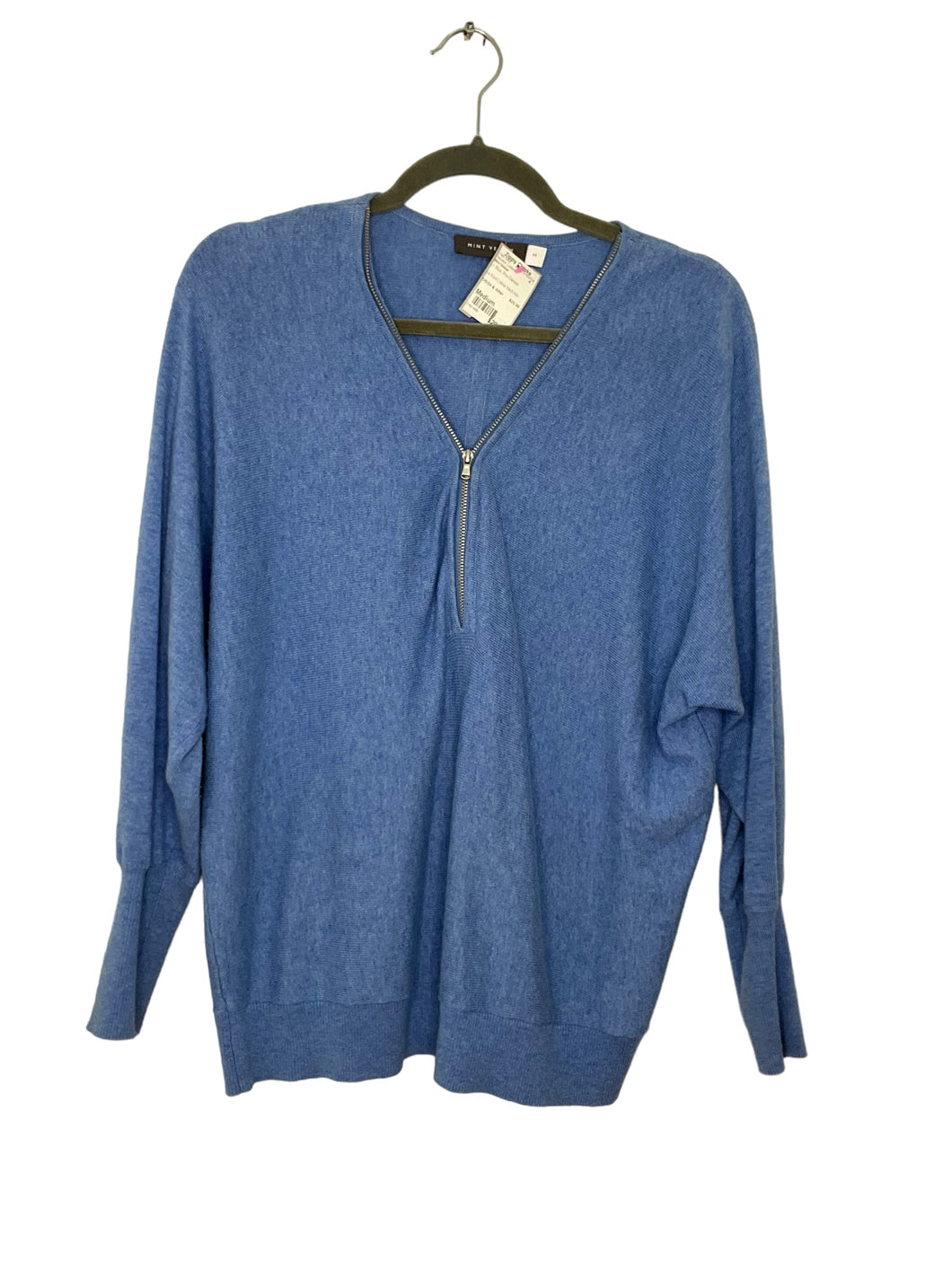Mint Velvet Size Medium Lt. Blue Sweater- Ladies