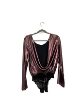 Load image into Gallery viewer, Free People Size X- Small Rose Gold Bodysuit- Ladies
